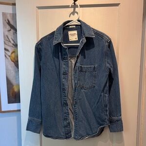 Abercrombie & Fitch Classic Blue Denim Shirt